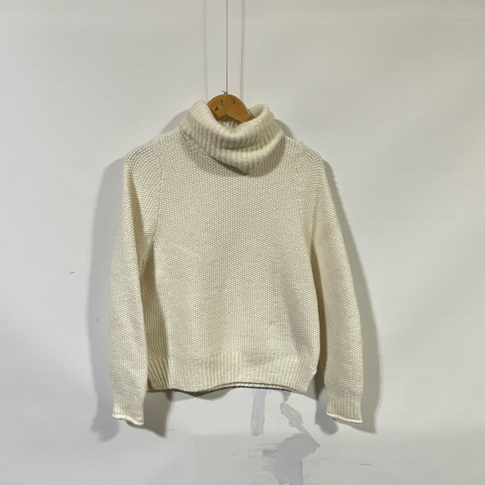 Madewell Cream Turtleneck Sweater